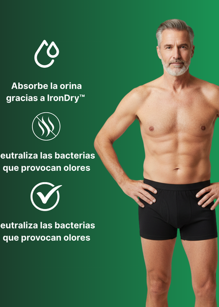 Boxer Negro Impermeable